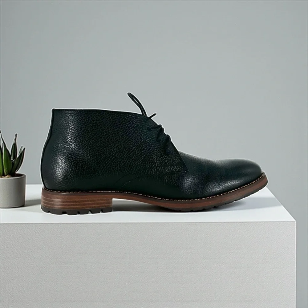 Joseph‎ Abboud Dark Leather Chukka Boots